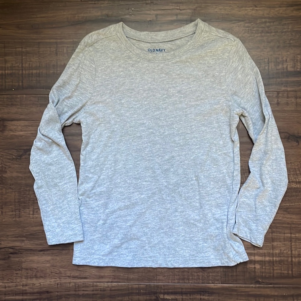 6T grey old navy long sleeve tee
